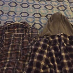 2 For $5 flannel shirts!